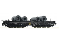 Vagon platforma pentru transporturi grele DB - H0 Roco 76002.v